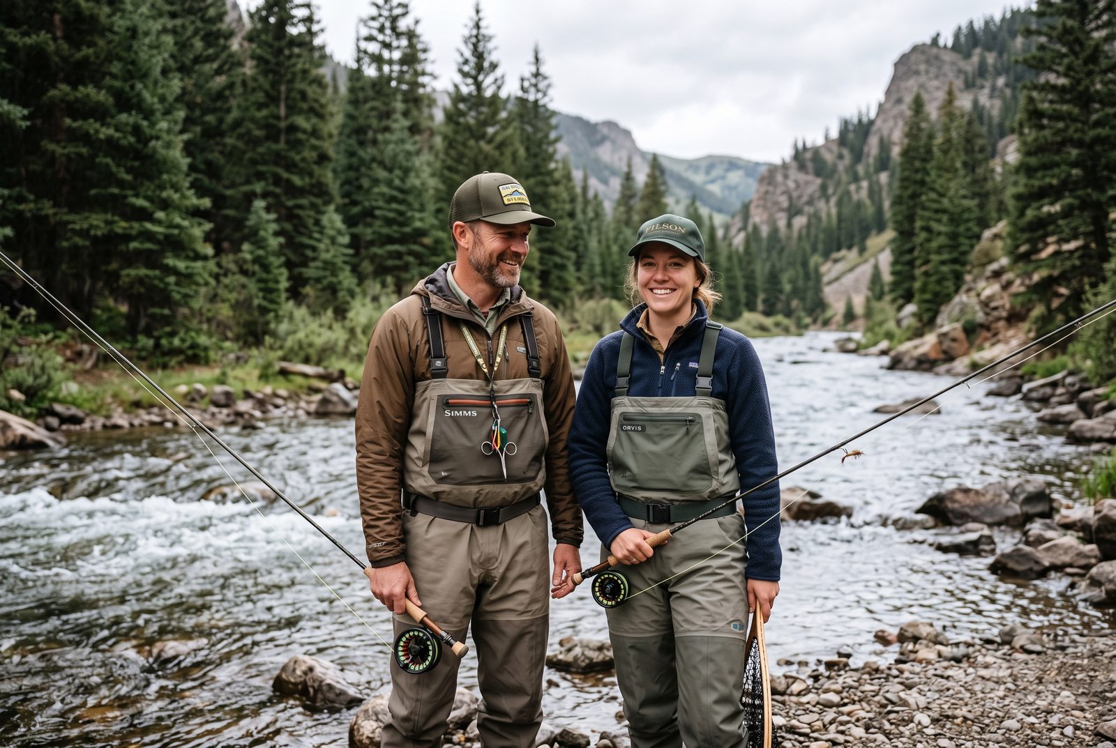 Tailwater Outfitters fly fishing guides on a Colorado tailwater